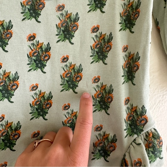 Kate Quinn Floral Ruffle Onesie C016 - Picture 4 of 4